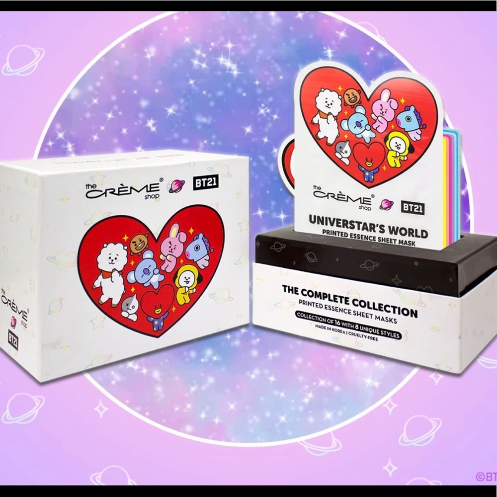 BTS x CRÈME Shop 🤍 (Face Mask bundle)